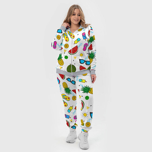 Женский костюм Летний стиль / 3D-Меланж – фото 4