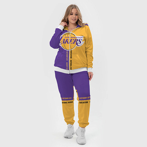 Женский костюм NBA: LA Lakers / 3D-Белый – фото 4