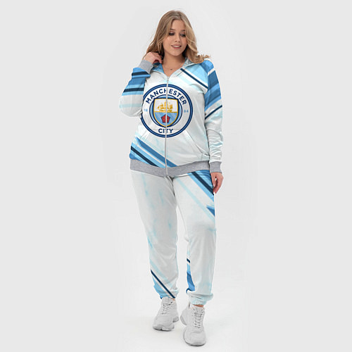 Женский костюм Manchester city / 3D-Меланж – фото 4
