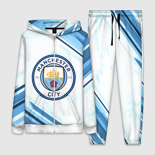 Женский костюм Manchester city / 3D-Белый – фото 1