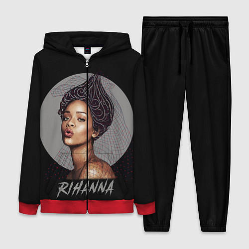 Женский костюм Rihanna / 3D-Красный – фото 1