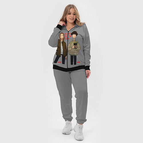 Женский костюм End of the f*cking world / 3D-Черный – фото 4