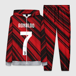 Женский 3D-костюм Ronaldo 7: Red Sport, цвет: 3D-меланж