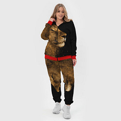 Женский 3D-костюм Песчаный лев, цвет: 3D-красный — фото 2