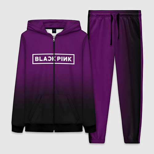 Женский костюм Black Pink: Violet Gradient / 3D-Черный – фото 1