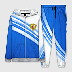 Женский костюм Россия: голубая волна