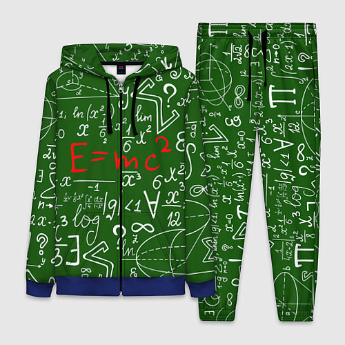 Женский костюм E=mc2: Green Style / 3D-Синий – фото 1