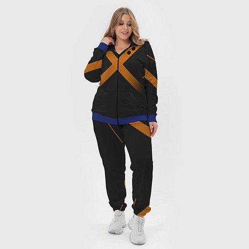 Женский костюм KATSUKI BAKUGOU полосы / 3D-Синий – фото 4