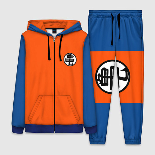 Женский костюм DBZ: Kame Senin Kanji Emblem / 3D-Синий – фото 1