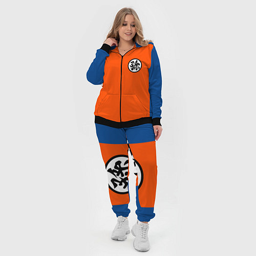 Женский костюм DBZ: Goku Kanji Emblem / 3D-Черный – фото 4