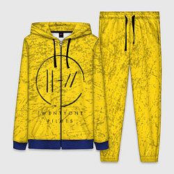 Женский 3D-костюм 21 Pilots: Yellow Grunge, цвет: 3D-синий
