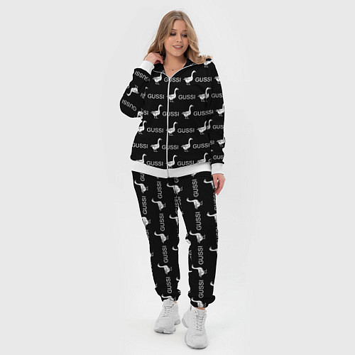 Женский костюм GUSSI: Black Pattern / 3D-Белый – фото 4