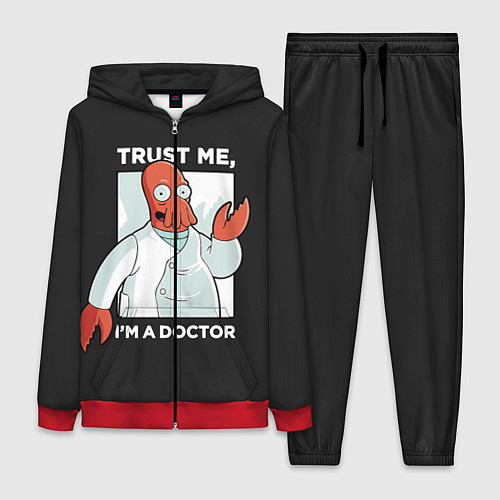 Женский костюм Zoidberg: Trust Me / 3D-Красный – фото 1