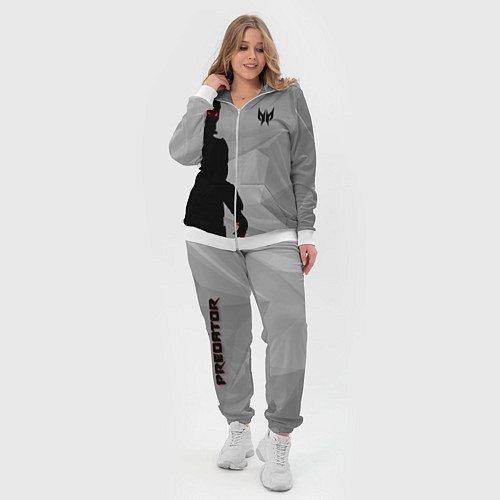 Женский костюм Силуэт хищника / 3D-Белый – фото 4