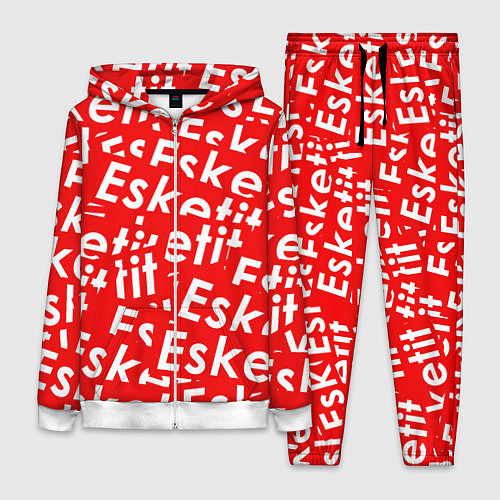 Женский костюм Esketit Pattern / 3D-Белый – фото 1