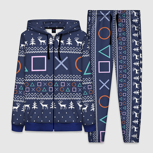 Женский костюм Winter PS / 3D-Синий – фото 1