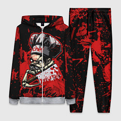 Женский 3D-костюм Pudge Chef, цвет: 3D-меланж