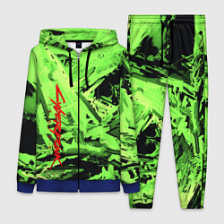 Женский 3D-костюм Cyberpunk 2077: Green Breaks, цвет: 3D-синий