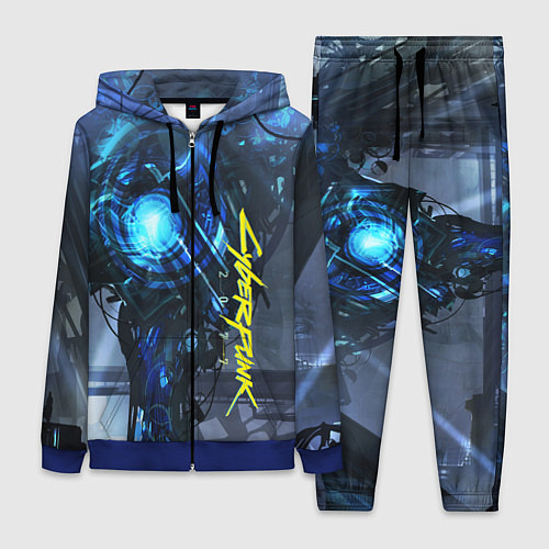 Женский костюм Cyberpunk 2077 / 3D-Синий – фото 1