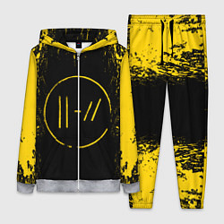 Женский 3D-костюм 21 Pilots: Yellow & Black, цвет: 3D-меланж