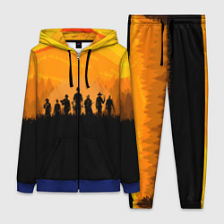 Женский 3D-костюм Red Dead Redemption: Orange Sun, цвет: 3D-синий