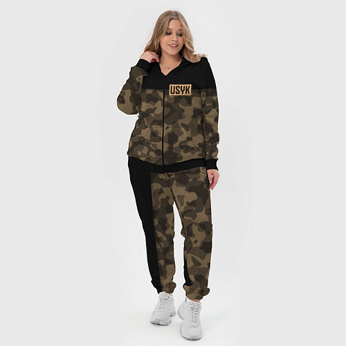 Женский костюм USYK Camo / 3D-Черный – фото 4