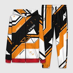 Женский 3D-костюм CS:GO Asiimov Inverted, цвет: 3D-красный