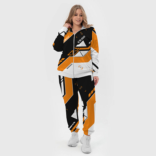 Женский костюм CS:GO Asiimov Inverted / 3D-Белый – фото 4