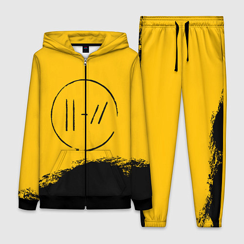 Женский костюм 21 Pilots: Yellow Logo / 3D-Черный – фото 1