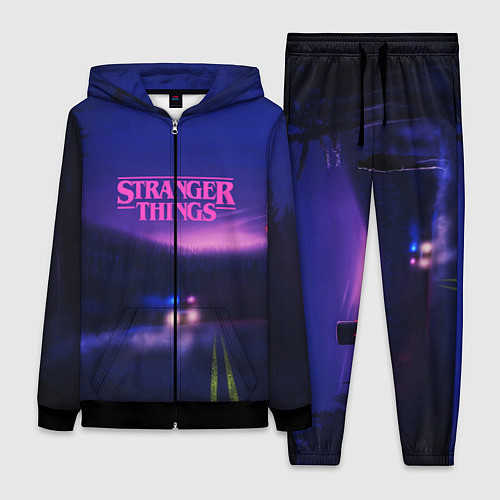 Женский костюм Stranger Things: Neon Road / 3D-Черный – фото 1