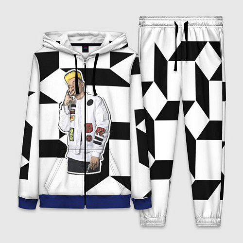 Женский костюм Элджей стайл / 3D-Синий – фото 1