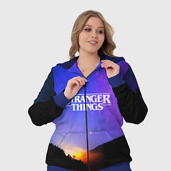 Женский 3D-костюм Stranger Things: Space Rising, цвет: 3D-синий — фото 2