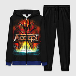 Женский 3D-костюм Accept: Flame Eagle, цвет: 3D-синий