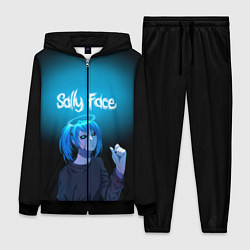 Женский 3D-костюм Sally Face, цвет: 3D-черный