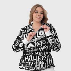 Женский 3D-костюм Hello Pattern, цвет: 3D-белый — фото 2