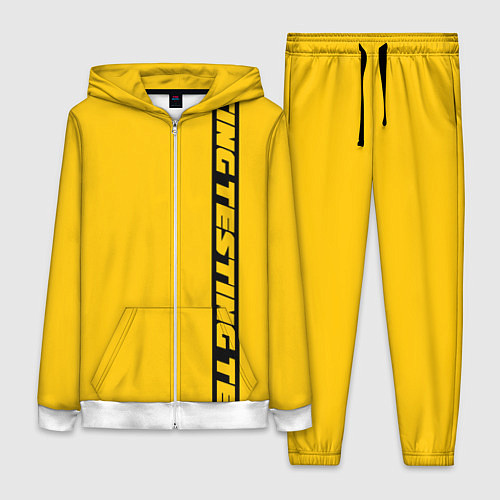 Женский костюм ASAP Rocky: Yellow Testing / 3D-Белый – фото 1