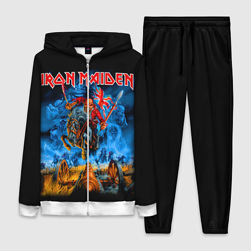 Женский костюм Iron Maiden: Great Britain Warriors / 3D-Белый – фото 1