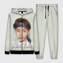 Женский 3D-костюм BTS Kim T.H., цвет: 3D-черный