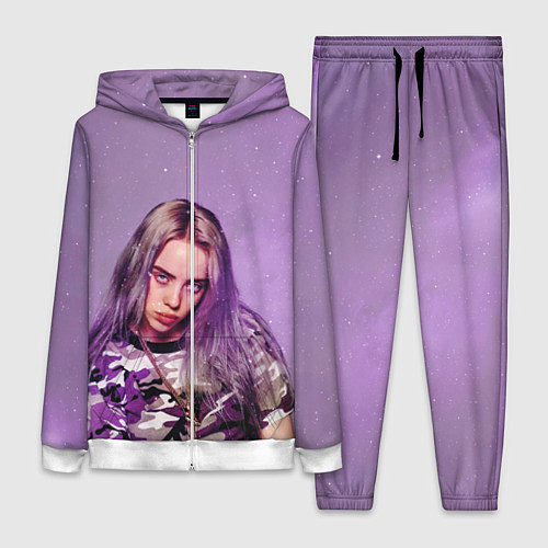 Женский костюм Billie Eilish: Violet Fashion / 3D-Белый – фото 1