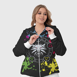 Женский 3D-костюм Ведьмак: Сила стихий, цвет: 3D-белый — фото 2