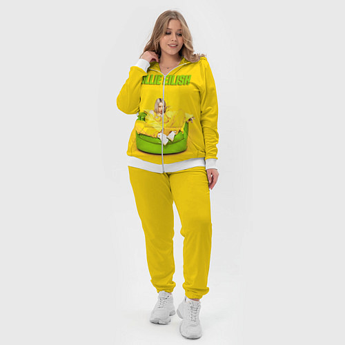 Женский костюм Billie Eilish: Yellow Mood / 3D-Белый – фото 4