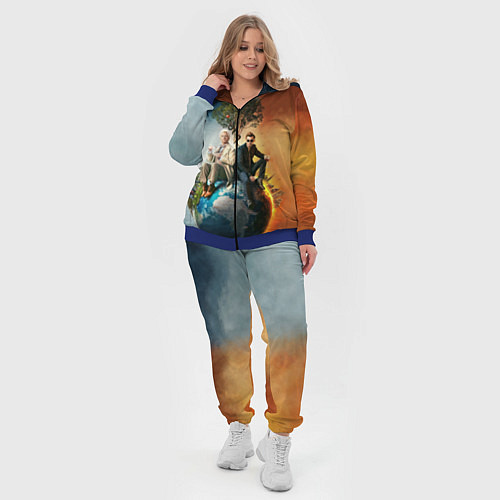 Женский костюм Good Omens / 3D-Синий – фото 4