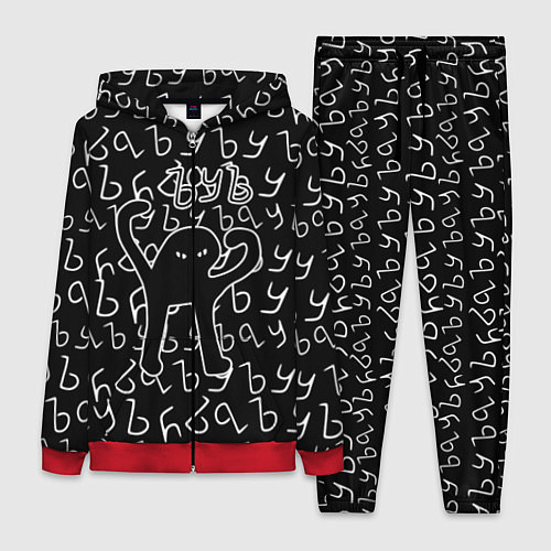 Женский костюм ЪУЪ СЪУКА / 3D-Красный – фото 1