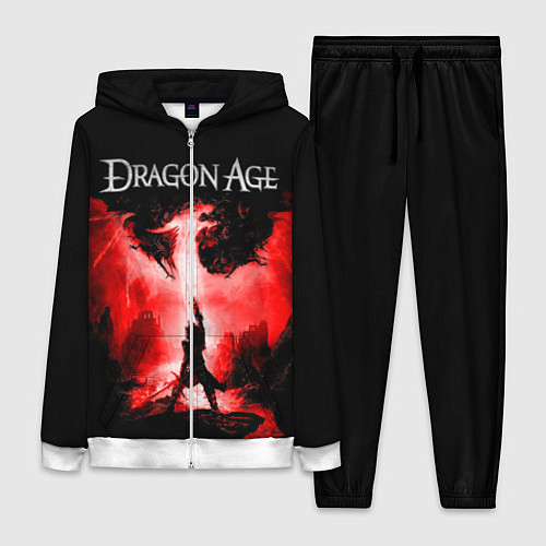 Женский костюм Dragon Age / 3D-Белый – фото 1