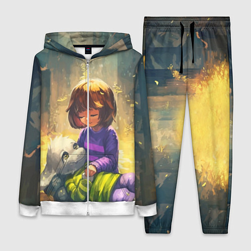 Женский костюм Фриск и Азриэль / 3D-Белый – фото 1