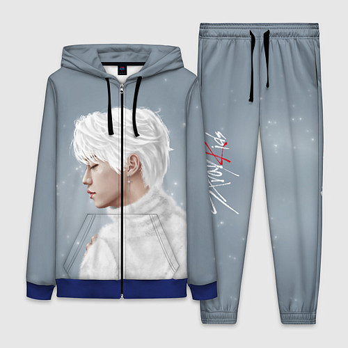 Женский костюм Stray Kids / 3D-Синий – фото 1