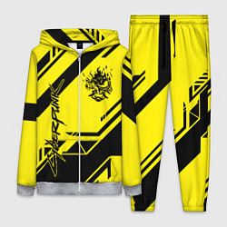 Женский 3D-костюм Cyberpunk 2077: Yellow Samurai, цвет: 3D-меланж