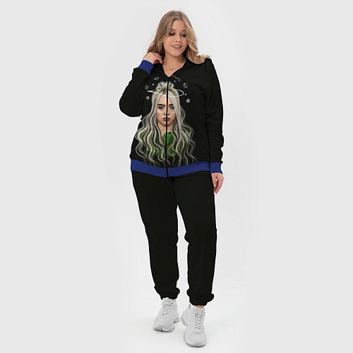 Женский костюм BILLIE EILISH / 3D-Синий – фото 4