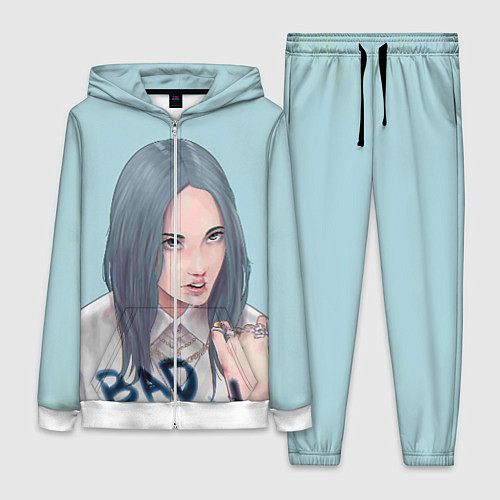 Женский костюм Billie Eilish: Bad Guy / 3D-Белый – фото 1