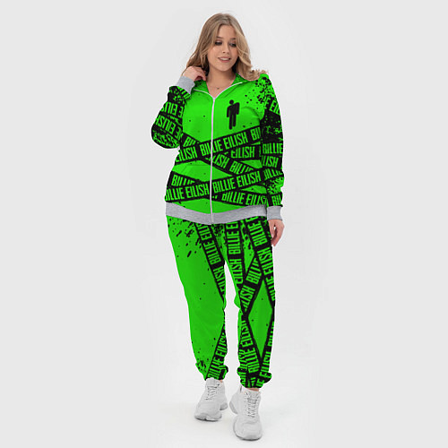 Женский костюм BILLIE EILISH: Green & Black Tape / 3D-Меланж – фото 4